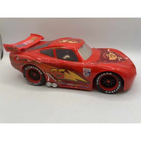 Pixar Other - Pixar CARS Hudson Hornet Piston Cup Lightning McQueen 11" Moving Eyes NO REMOTE
